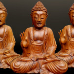 Bali Wooden Buddha Statue
