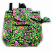 Colourful Backpack - Green