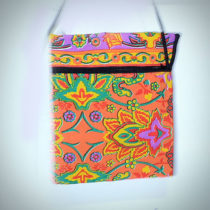 Colourful Small Shoulder Bag - Orange