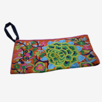 Floral Pouch M - Orange
