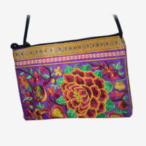 Floral Clutch - Purple