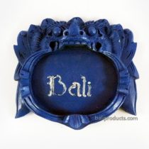Blue Bali Barong Ashtray