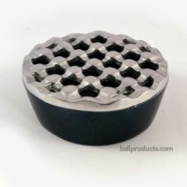 Crown-Ashtray Silver Black