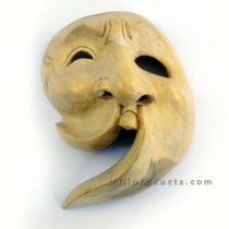 Abstract Mask White