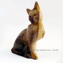 Wooden Cat Sitting