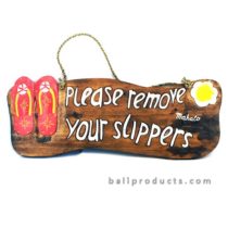 Remove Your Slippers