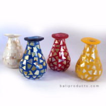 Small Shell Mosaic Vase