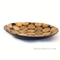 Gold Capiz Shell Plate