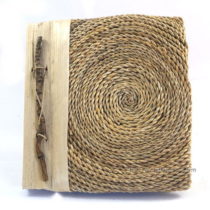 BANANA ROPE CIRCLE MOTIF RECYCLE PAPER PHOTO ALBUM SMALL