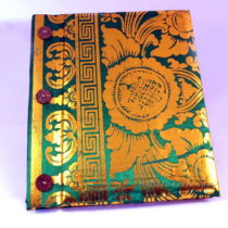 PRADA RECYCLED PAPER PHOTO ALBUM GOLD GREEN MEDIUM
