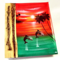 BANANA MANGAR DOLPHIN MEDIUM RED GREEN