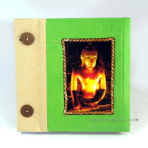 BUDDHA PHOTO ALBUM SMALL GREEN