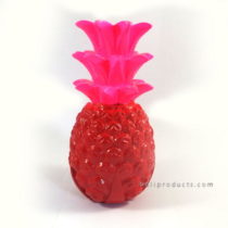 RESIN PINEAPPLE RED PINK L