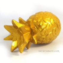 RESIN PINEAPPLE GOLD S
