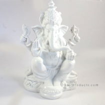 Resin Ganesh White L