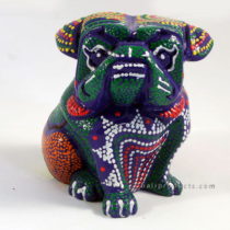 Resin Rasta Pug Green