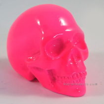 Resin Skull Plain Pink