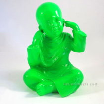 Resin Monk Closing Ear Green