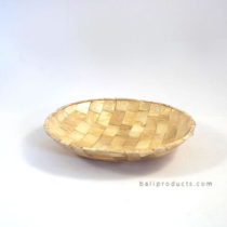 Capiz Shell Bowl Round Gold