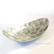 Crushed Shell Boat Bowl Black