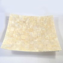 Crushed Shell Square Bowl