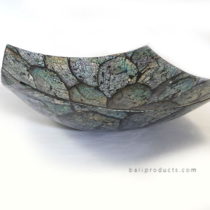 Crushed Shell Square Bowl L