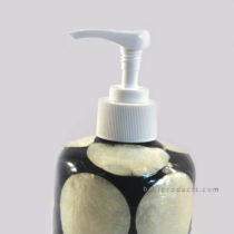 Capiz Shell Soap Dispenser Bw