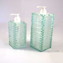 Rectangular Recycled Glass Soap Dispenser