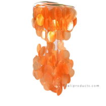 Wind Chime Capiz Shell Pink