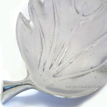 Aluminium Chromed Papaya Leave Tray