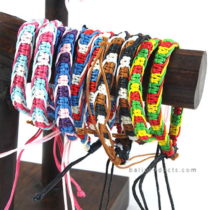 Set 12 Rasta Leather Bracelet