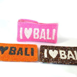 Beads Pouch 'I Love Bali'