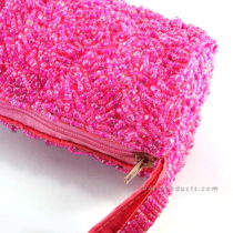 Beads Round Tube Pouch Mixed M