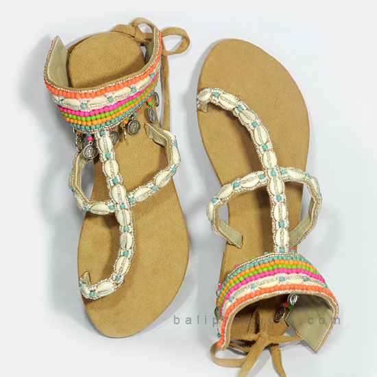 Bali Bead Sandal Multi Color Motive