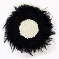 Circle Feather Black