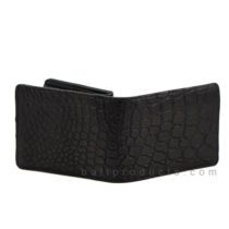 Canggu n co Man Wallet Crocodile Leather Black