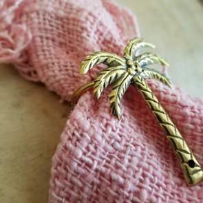 Brass Figurine Napkin Rings