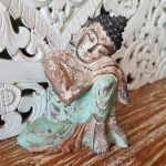 Antique Resting Wooden Buddha